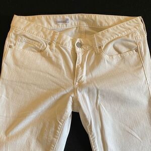 Gap Always Skinny Size 28 White Denim Jeans 1969